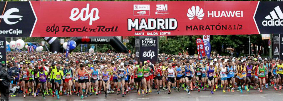 Salida de la Maratón de Madrid 20176