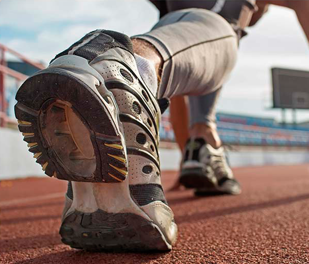 Drop de las zapatillas deportivas